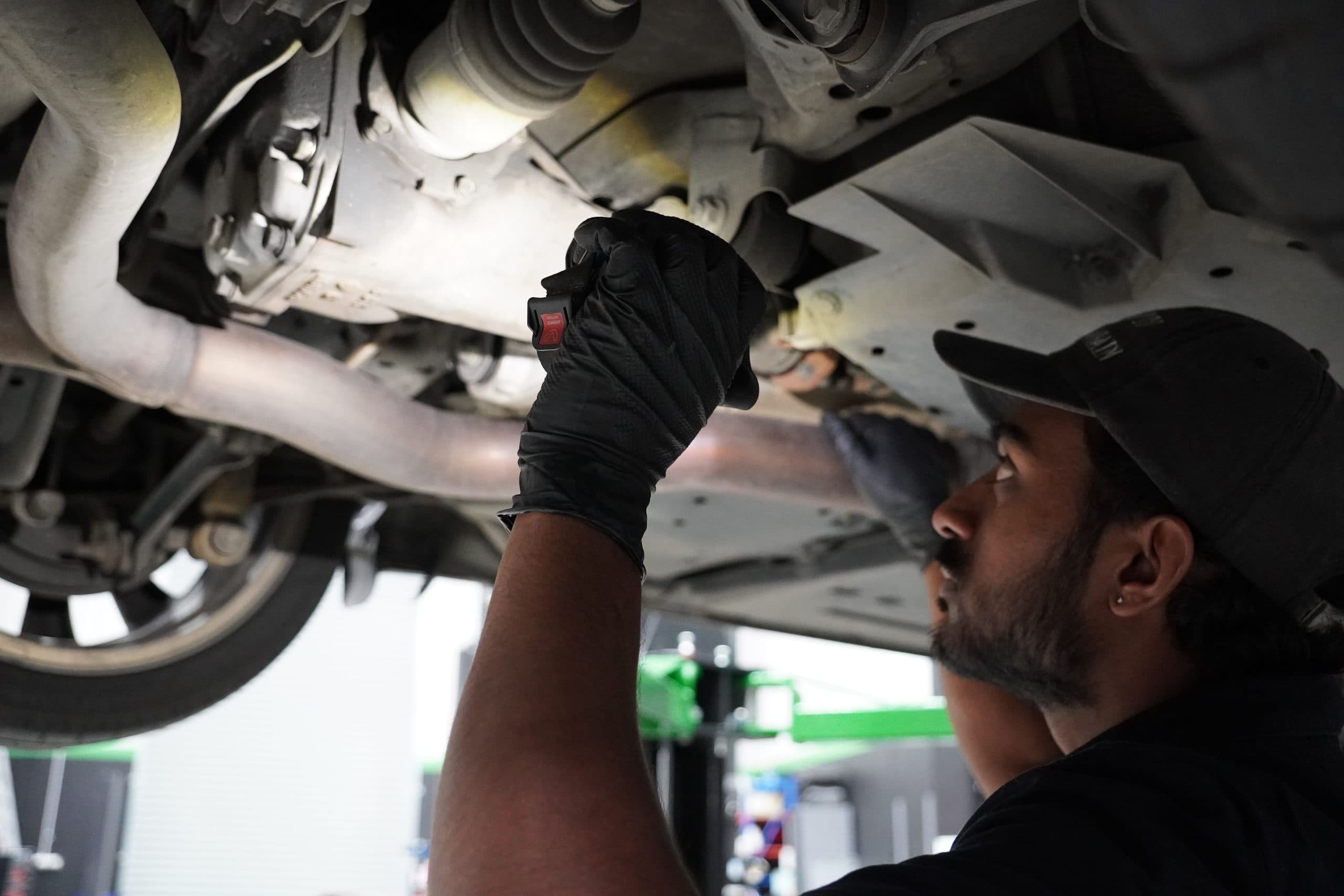 Portrait of an ASR technician in the workshop